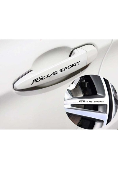 Ford Focus Sport Kapı Kolu - Sticker Set 8 Ad 10 1,5 Cm