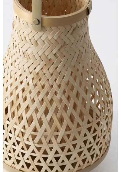Meander Bambu Masa Lambası 23x37 Cm 4588 Natural