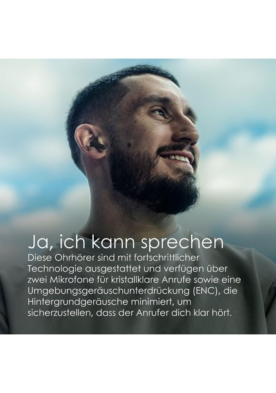 Echobuds Anc, Aktif Gürültü Önleyici Kulaklıklar, Gerçek Kablosuz Bluetooth Kulaklıklar, Enc Mikrofonlu Tws Kulak
