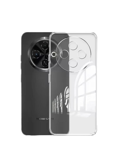 Newface - 949 - Tecno Spark 30c Kılıf Lüx - Csmo-tex - Şeffaf Silikon