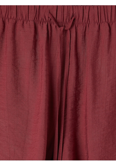 Lcwaıkıkı Classic Bordo Beli Lastikli Kadın Şort