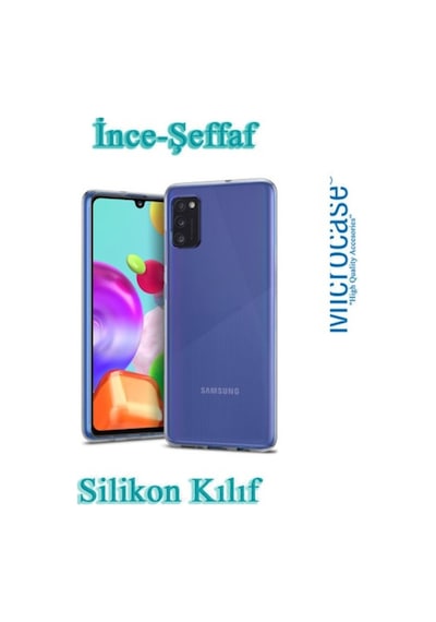 Microcase Samsung Galaxy Uyumlu A41 Ince 0.2 Mm Soft Silikon Kilif 446612993