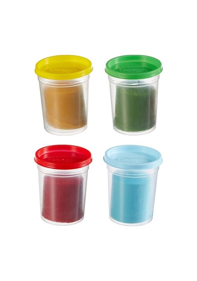 4 Renk Oyun Hamuru Ana Renkler 4x120 Gr 1 Paket Monalisa Oyun Hamur Seti Okul Öncesi Kreş Anasınıfı