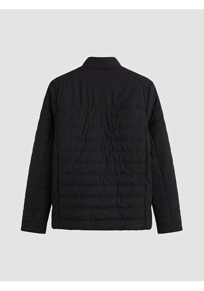 Lcwaıkıkı Classic Siyah Regular Fit Dik Yaka Erkek Deri Görünümlü Mont
