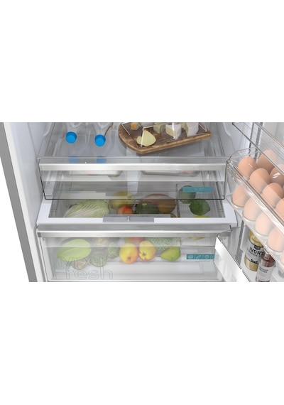 Siemens KG56NCID0N 500 LT iQ300 Paslanmaz Çelik Alttan Donduruculu Buzdolabı