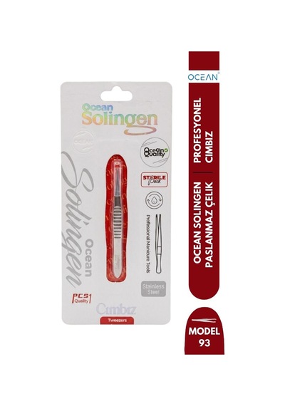 Ocean Solingen Cımbız Metal Çok İnce Uçlu Asu-93