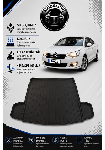 Citroen C5 2015 Model Araca Özel Bagaj Havuzu Premium A+