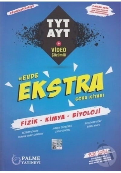 Palme Yks Tyt Ayt Ekstra Fizik-Kimya-Biyoloji Soru Kitabı