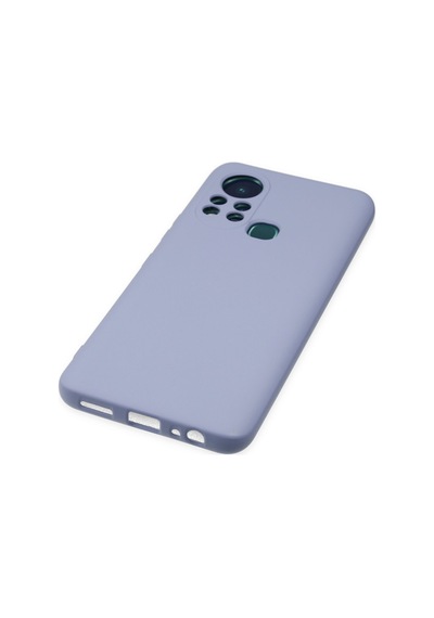 İnfinix Hot 11s Uyumlu Kılıf Nano İçi Kadife Silikon - Lila