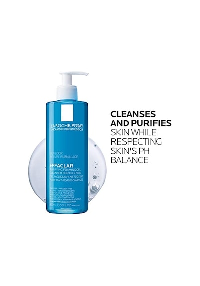 La Roche Posay Effaclar Gel - Yağlı Ve Hassas Ciltler İçin Temizleyici Jel 400ml