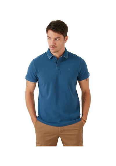 Buratti % 100 Pamuk Düğmeli Regular Fit Erkek Polo Yaka T Shirt 5902134 Indigo