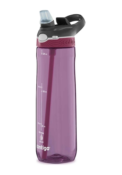 Contigo Ashland Tren Tek El Bas İç Kapaklı Su Matarası 720ml 2191382 - Mor Mor