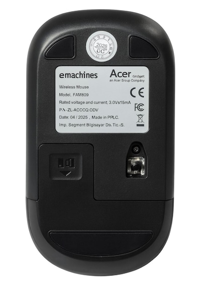 Acer Emachines Eam080 Usb Beyaz 2.4ghz Kablosuz Mouse Diğer