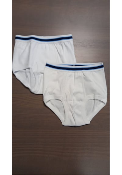 Türen 307 2'li Erkek Çocuk Slip-beyaz Beyaz
