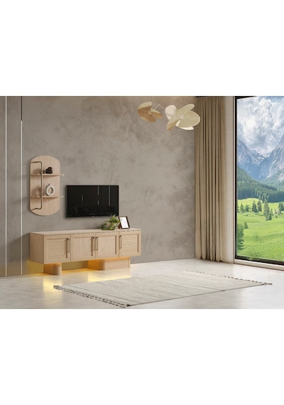 Azure Mdf Tv Ünitesi Meşe