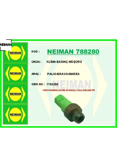 Klima Basınç Müşürü Palıo-bravo-marea Neıman 7788280
