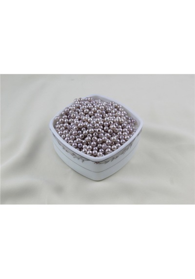 6 Mm Gümüş Tonu İnci Boncuk 30 Gr Kolye, Bileklik, Küpe Ve Takı Yapımı