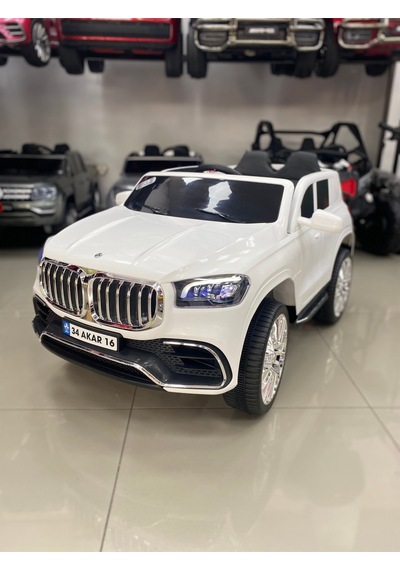 Bmw Akülü Araba 0-6 Yaş Beyaz