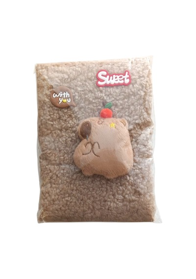 14x20 Cm Peluş Hatıra Defteri 80 Yaprak Çizgili-9