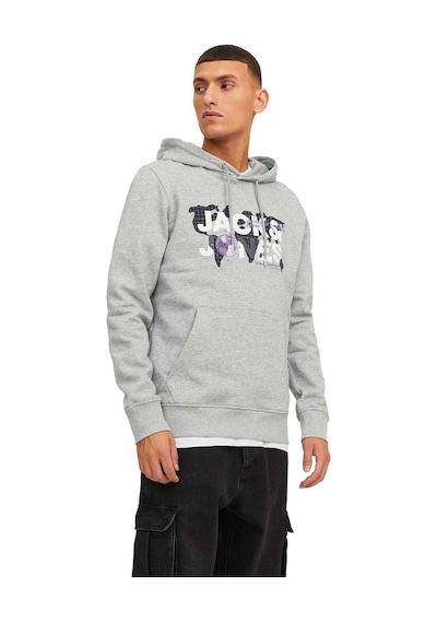Jack & Jones Jcodust Erkek Sweatshirt 12240214 Gri