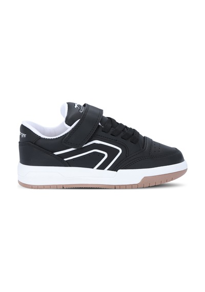 Slazenger Cobra F Unisex Çocuk Siyah / Beyaz Günlük Spor Ayakkabısı Siyah - Beyaz