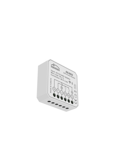 Alpsmart As-862 Akıllı Wi-fi Çiftli Duvar Anahtarı Modülü Tuya