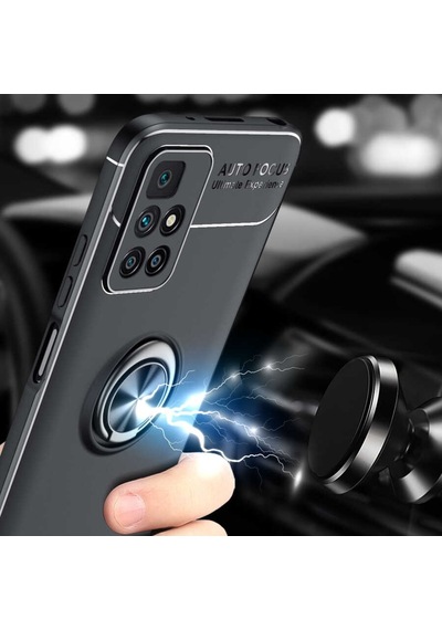 Xiaomi Redmi 10 Kilif Yüzüklü Magnetli Ravel Case 524146372