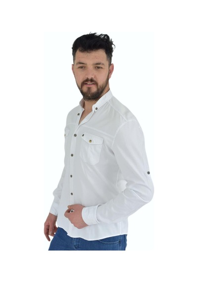 Erkek Spor Gömlek Silim Fit 9714 Bgl-st02723 001