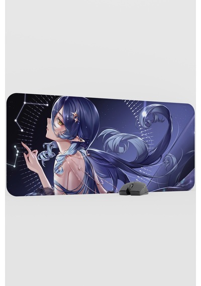 Layla Genshin Impact Anime Oyuncu V2 - 90x40 Xxl Gaming Mouse Pad Fare Altlığı