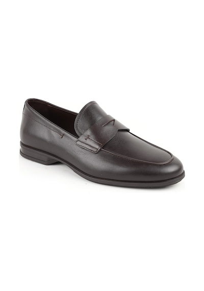Libero L5587 Bufalo Deri Erkek Loafer Ayakkabı Kahve