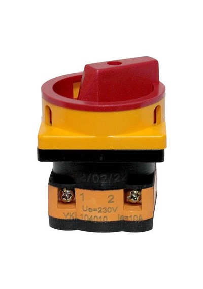OPAŞ 1X10A 1-0-1 Enversör Kilitli Şalter