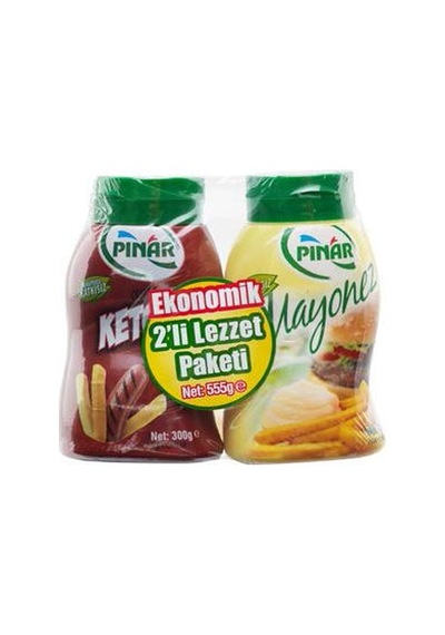 Pınar Ketçap 300 G + Pınar Mayonez 255 G