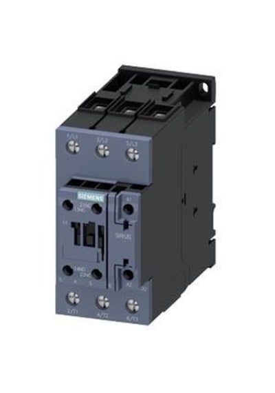 Siemens,45kW 95A 1NO+1NC  20-33V DC Kontaktör,3RT2046-1NB30