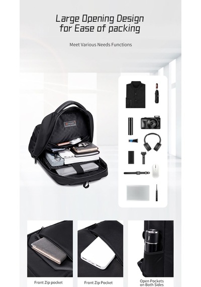 Arctic Hunter B00111 Siyah Sırt Çantası Diğer