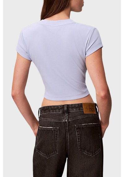 Calvin Klein Bayan T Shirt Lv047ab802 Tkf Mavi Mavi