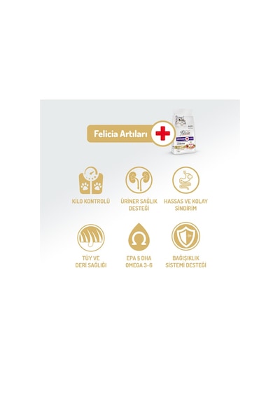 Felicia Urinary Care Sterilised Somonlu Kısırlaştırılmış Kedi Maması 2kg X 2 Adet