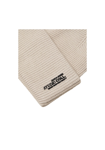 Jack&jones Addıtıonals Erkek Logo Detaylı Örme Bere - Coll - 12279347 Moonbeam