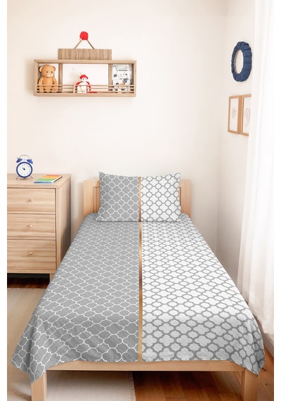 Gri Geometrik Modern Pike Takımı - Beyaz Bakır Çizgili Tek Kişilik Mevsimlik Yatak Örtüsü 160x220 Cm Kadife Fildişi Masalı Gri Geometrik Modern Pike Takımı - Beyaz Bakır Çizgili Tek Kişilik Mevsimlik Yatak Örtüsü 160x220 Cm Kadife Fildişi Masalı