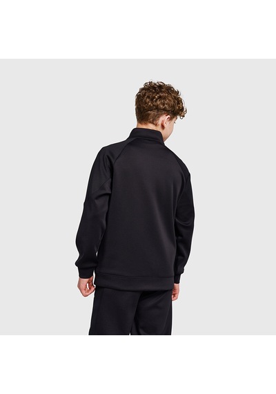 Lescon Siyah Çocuk Fermuarlı Sweatshirt 26b-3015