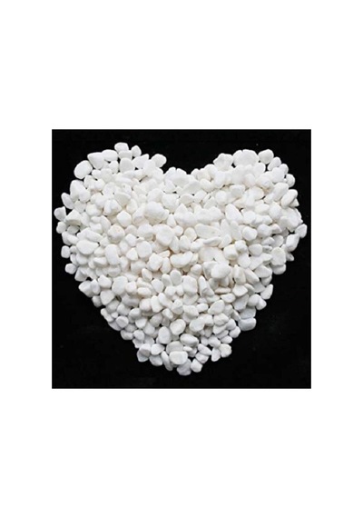 Beyaz Dolomit Taş 15 Kg 1,5-2 Cm Dere Çakıl Taşı Bahçe Süs Saksı Teraryum Akvaryum