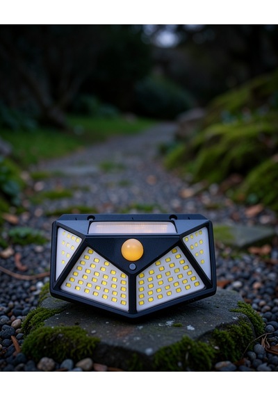 Solar Dış Mekan Lamba 100 Led Sensörlü Xuuczzzyx100lamba-1