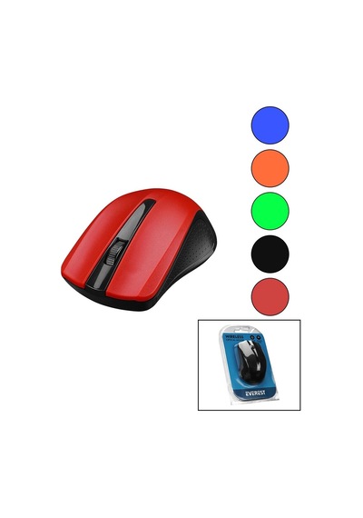 Everest Sm-537 Wireless - Kablosuz 1600dpı Usb Optical Mouse Vakum Ambalaj Bx40