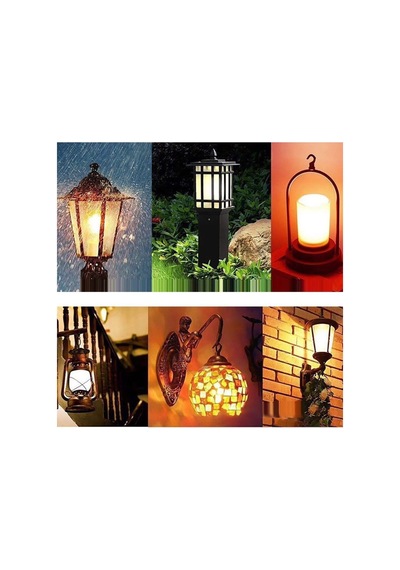 5 W Alev Efektli Led Ampul - 4 Modlu - E27 - Yl95-0506