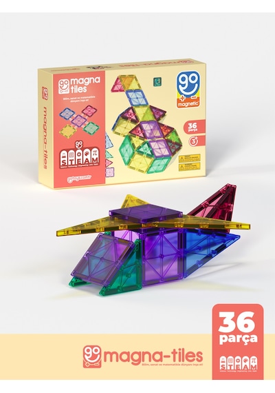 Go Magnetic Series 36 Parça Manyetik Yapı Blokları Original - Mıknatıslı Manyetik Bloklar