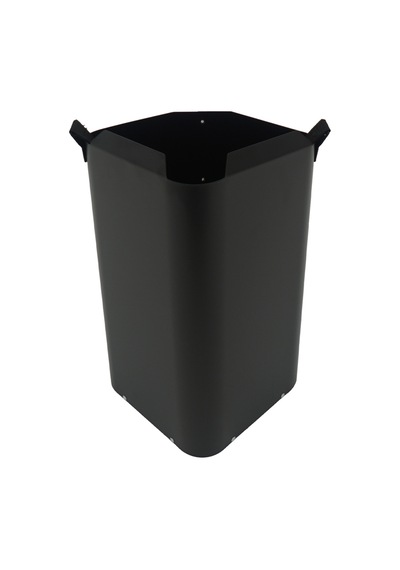 Pelet Kovası / 15 Lt-10 Kg / Mat Siyah Toz Boyalı / Babas Stove