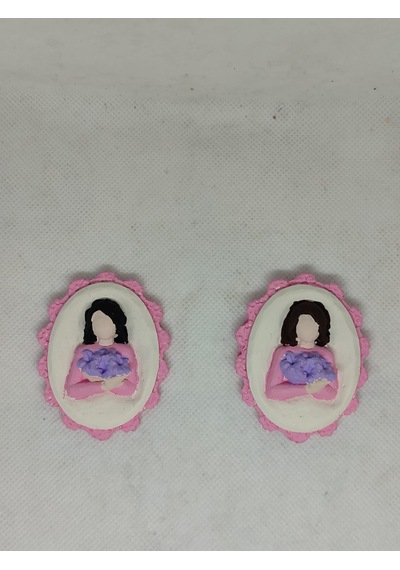 Çiçekli Anne Magnet Pembe