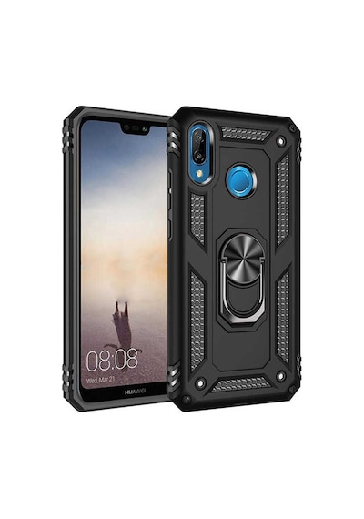 Adige Huawei P20 Lite Kılıf Vega Yüzüklü Standlı Darbe Korumalı