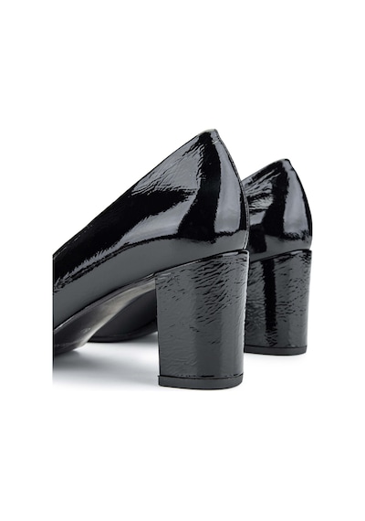 Relax Anatomic Kadın Hakiki Deri Siyah Rugan Comfort Ayakkabı 611 H60001-03 Bn Ayk Y24 Vernıce Black Siyah