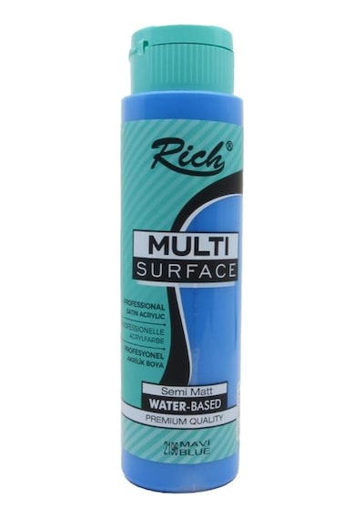 Rich Multı Surface Akrilik Boya 500 Cc Mavi
