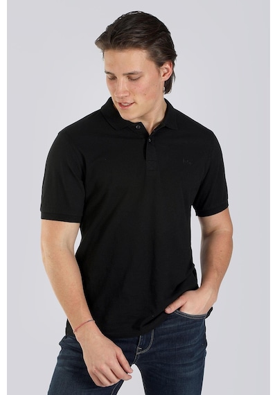 Lee Cooper Twıns 1 Erkek Pike Polo Yaka T-Shırt Siyah-17956-Siyah